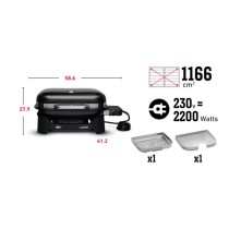 Barbecue elettrico Weber Lumin Compact Black 91010953 Barbecue elettrico Weber Lumin Compact Black 91010953