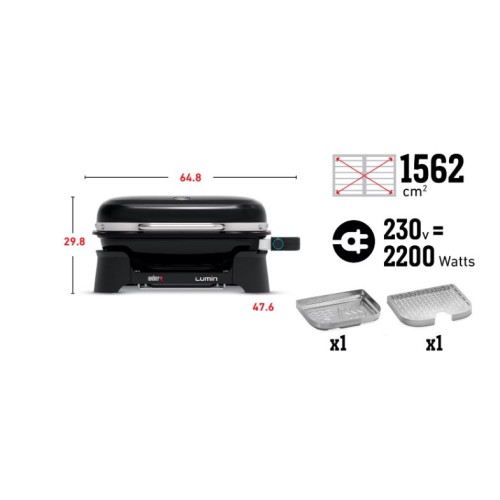 Barbecue elettrico Weber Lumin