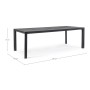 Tavolo Mason 220x100 Bizzotto