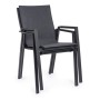 Sedia con braccioli Krion Bizzotto
