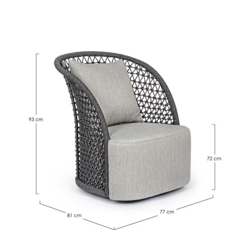 Poltrona girevole Cuyen Bizzotto