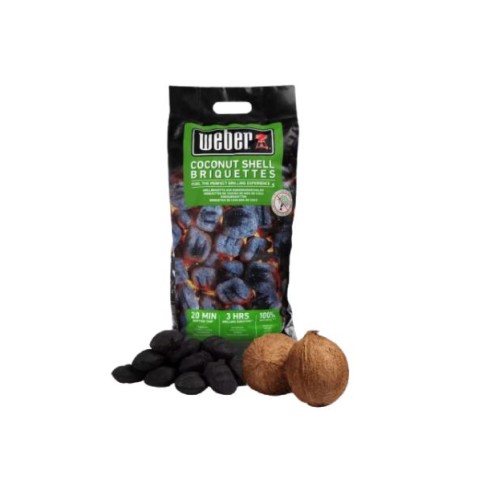 Bricchetti di guscio di noce di cocco Weber