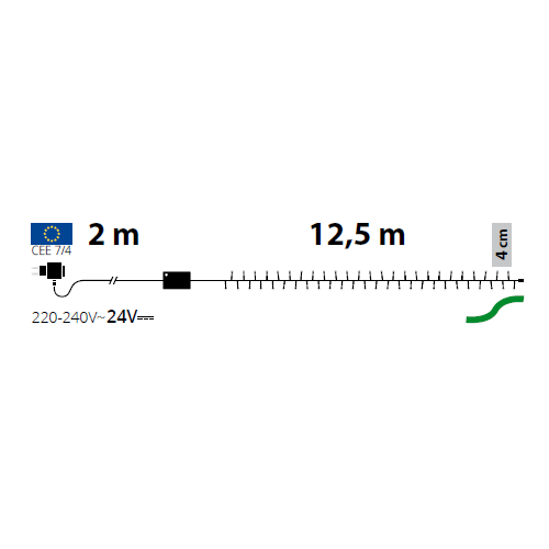 Luci di Natale Lotti 200 MaxiLED Flash