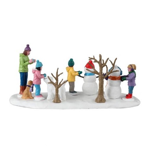 Lemax Villaggio di Natale Snowmen Friends