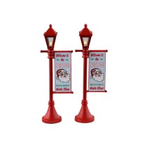 Lemax villaggio di Natale North Pole Lamppost Lemax villaggio di Natale North Pole Lamppost