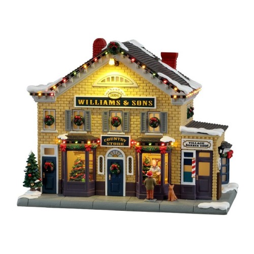 Lemax Villaggio di Natale Williams & Sons Country Store Norman Rockwell