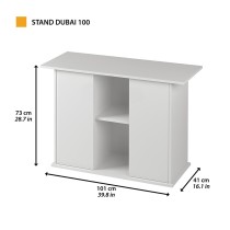 Stand Dubai 100 - Mobile per Acquari Bianco Stand Dubai 100 - Mobile per Acquari Bianco