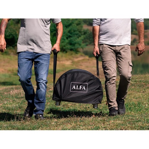 MODERNO Portable - Forno Per Pizza Alfa Rosso/Grigio