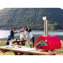 MODERNO Portable - Forno Per Pizza Alfa Rosso/Grigio MODERNO Portable - Forno Per Pizza Alfa Rosso/Grigio