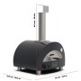 MODERNO Portable - Forno Per Pizza Alfa Rosso/Grigio
