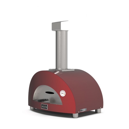 MODERNO 1 Pizza - Forno Per Pizza a Legna Alfa Rosso/Grigio/Marrone