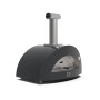 MODERNO 3 Pizze - Forno Per Pizza a Legna Alfa Rosso/Grigio/Giallo