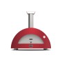 MODERNO 3 Pizze - Forno Per Pizza a Legna Alfa Rosso/Grigio/Giallo