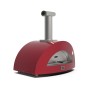 MODERNO 3 Pizze - Forno Per Pizza a Legna Alfa Rosso/Grigio/Giallo