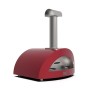 MODERNO 5 Pizze - Forno Per Pizza a Legna Alfa Rosso/Grigio/Giallo