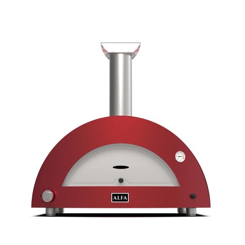 MODERNO 2 Pizze - Forno Per Pizza a Gas Alfa Rosso/Grigio
