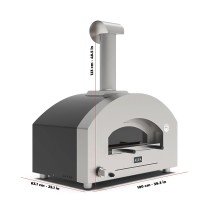 FUTURO 2 Pizze - Forno Per Pizza Ibrido Alfa Grigio FUTURO 2 Pizze - Forno Per Pizza Ibrido Alfa Grigio