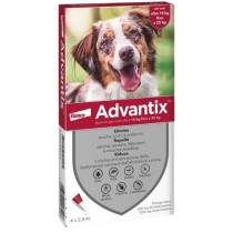 Advantix spot-on per cani 10-25 Kg 4 pipette Advantix spot-on per cani 10-25 Kg 4 pipette