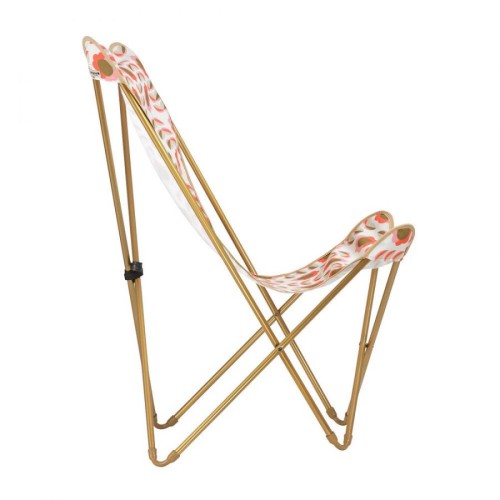 LaFuma 5286 Sedia Pieghevole Maxi Pop Airlon Arancione Retro