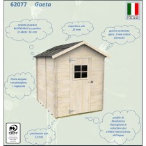 Casetta da giardino Gaeta 178x218 cm Casetta da giardino Gaeta 178x218 cm
