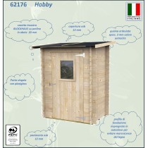 Casetta Da Giardino In Legno Hobby Monofalda 146x98cm Alce Casetta Da Giardino In Legno Hobby Monofalda 146x98cm Alce