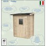 Casetta Da Giardino In Legno Hobby Monofalda 146x98cm Alce