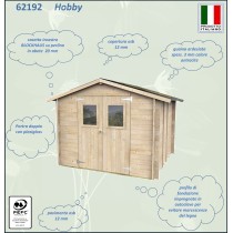 Casetta Da Giardino In Legno Hobby 248x248 cm Alce Casetta Da Giardino In Legno Hobby 248x248 cm Alce