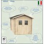 Casetta Da Giardino In Legno Roby 198x198 cm Alce