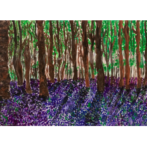 Quadro dipinto a mano su tela "Luce nel Bosco" Quadro dipinto a mano su tela "Luce nel Bosco"