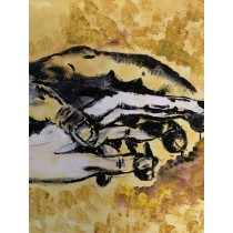 Quadro dipinto a mano su tela "Sinergia Intrecciata: Il Legame delle Mani" Quadro dipinto a mano su tela "Sinergia Intrecciata: Il Legame delle Mani"