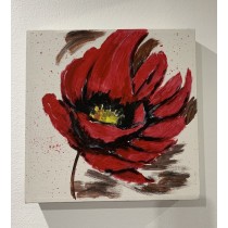 Quadro dipinto a mano su tela "Il Fiore Nel Vento" Quadro dipinto a mano su tela "Il Fiore Nel Vento"