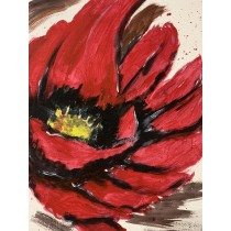 Quadro dipinto a mano su tela "Il Fiore Nel Vento" Quadro dipinto a mano su tela "Il Fiore Nel Vento"