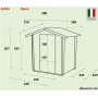 Casetta Da Giardino In Legno Opera 250x250 cm Alce