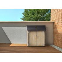 Casetta Da Giardino In Legno Ambrogio Addossata 155x85 cm Alce Casetta Da Giardino In Legno Ambrogio Addossata 155x85 cm Alce