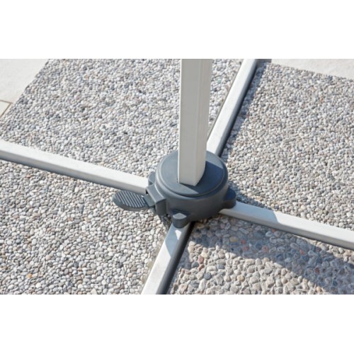 Ombrellone da giardino 3x4 Greenwood E 5047 con palo laterale