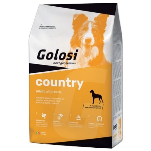 Crocchette per cani Golosi country all breeds 12 Kg