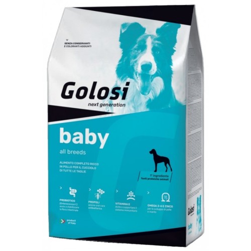Crocchette per cani Golosi Baby all breeds 12 Kg