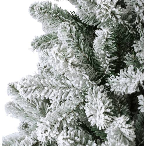 Albero di natale innevato Monarch pine snowy Kaemingk