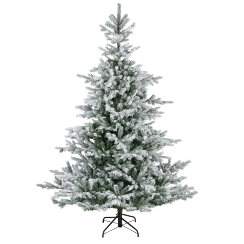 Albero di natale innevato Grandis fir snowy Kaemingk