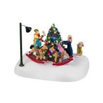 Lemax villaggio di Natale Rockin' Around the Christmas Tree Lemax villaggio di Natale Rockin' Around the Christmas Tree