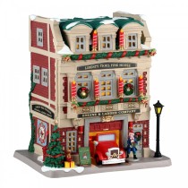 Lemax villaggio di Natale Liberty Trail Fire House Lemax villaggio di Natale Liberty Trail Fire House