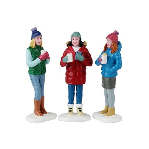 Lemax Villaggio di Natale Hot Cocoa Wiht Friends