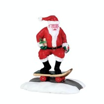 Lemax villaggio di Natale skateboard Santa Lemax villaggio di Natale skateboard Santa