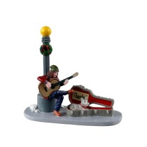 Lemax Villaggio di Natale Downtown Busker Lemax Villaggio di Natale Downtown Busker