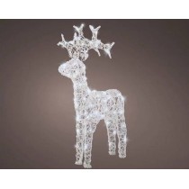 Renna luminosa Natale 120 LED Kaemingk