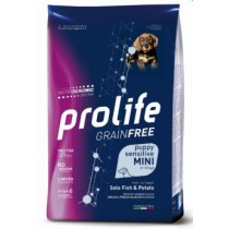 Prolife Grain Free Puppy Sensitive Sogliola, Patate 7 Kg Prolife Grain Free Puppy Sensitive Sogliola, Patate 7 Kg