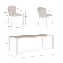 Set Tavolo + 8 Sedie Ulises Vapor Bizzotto