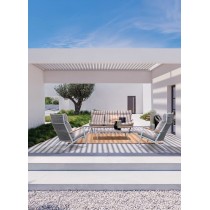 Set Salotto Ibisco Bianco Bizzotto Set Salotto Ibisco Bianco Bizzotto