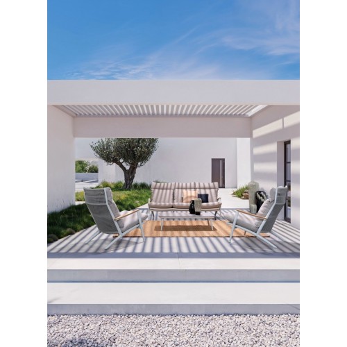 Set Salotto Ibisco Bianco Bizzotto