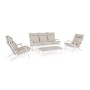 Set Salotto Ibisco Bianco Bizzotto